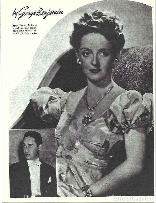 Otros art&iacute;culos de coleccionismo en papel: LAMINA 34583: Bette Davis en That Marital Vacation - Martin Levin