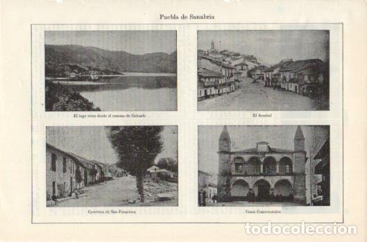 Paper Collecting Others: LAMINA V37593: Vistas de Puebla de Sanabria, Zamora - Varios