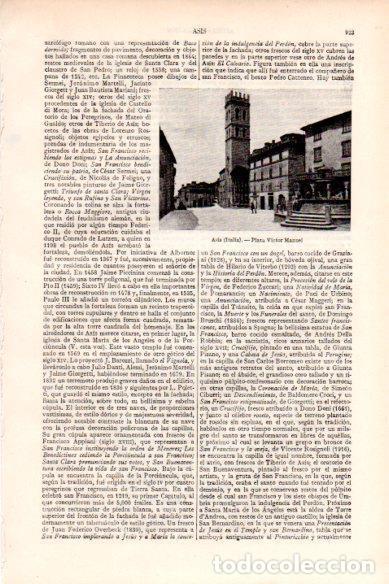 Otros art&iacute;culos de coleccionismo en papel: LAMINA V29201: Plaza Victor Manuel en Asis, Italia - Varios