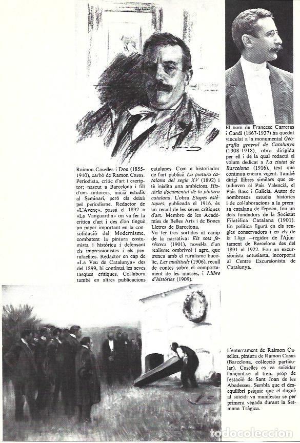 Otros art&iacute;culos de coleccionismo en papel: LAMINA 35952: Raimon Caselles, por Ramon Casas y Francesc Carreras i Candi - Edmon Valles