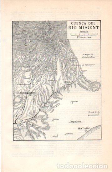 Collectionnisme Papier divers: LAMINA V38561: Cuenca del rio Mogent - Varios