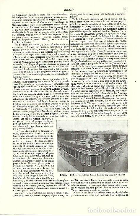 Paper Collecting Others: LAMINA ESPASA 39531: Instituto Alfonso XIII de Bilbao - Varios
