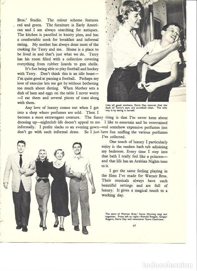 Otros art&iacute;culos de coleccionismo en papel: LAMINA 36516: Doris Day con Ronald Reagan - Ivy Crane Wilson