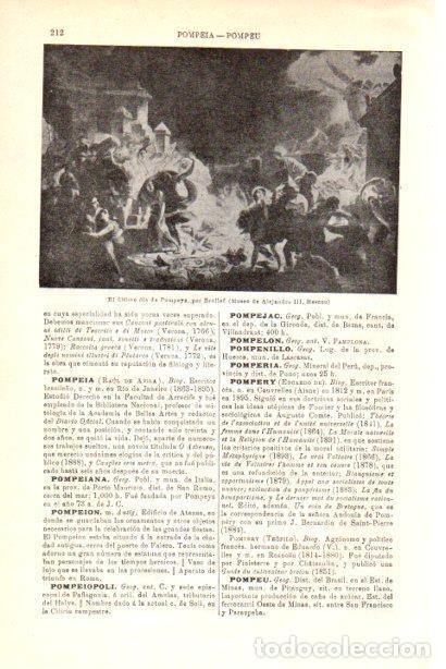 Otros art&iacute;culos de coleccionismo en papel: LAMINA V30123: El ultimo dia de Pompeya por Brullof - Varios