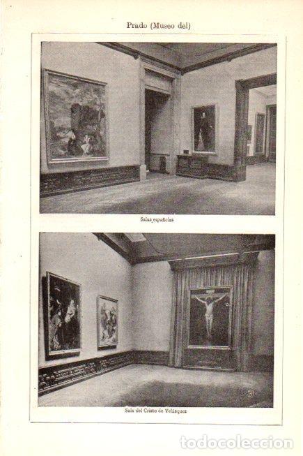 Otros art&iacute;culos de coleccionismo en papel: LAMINA V30293: Sala espa&ntilde;ola y del Cristo de Velazquez en Museo del Prado - Varios