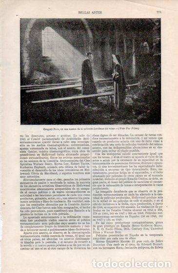 Otros art&iacute;culos de coleccionismo en papel: LAMINA V40166: Gregory Peck en Las llaves del reino - Varios