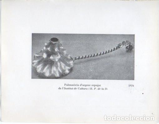 Otros art&iacute;culos de coleccionismo en papel: LAMINA V40300: Jaume Mercade, Palmatoria d'argent repujat 1924 - Joan Sacs