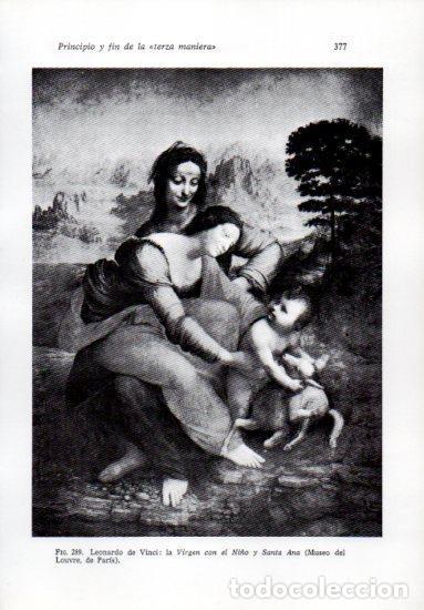 Otros art&iacute;culos de coleccionismo en papel: LAMINA V41289: La Virgen con el Ni&ntilde;o y Santa Ana por da Vinci - Leonardo Benevolo