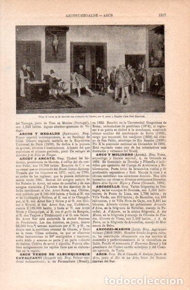 Otros art&iacute;culos de coleccionismo en papel: LAMINA V30899: Felipe II recibe en El Escorial por S. Arcos y Megalde - Varios