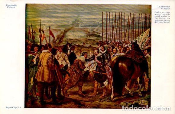 Otros art&iacute;culos de coleccionismo en papel: LAMINA V40793: La rendicion de Breda por Velazquez - Varios