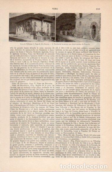 Otros art&iacute;culos de coleccionismo en papel: LAMINA V40546: Casa de Pio Baroja en Vera de Bidasoa - Varios