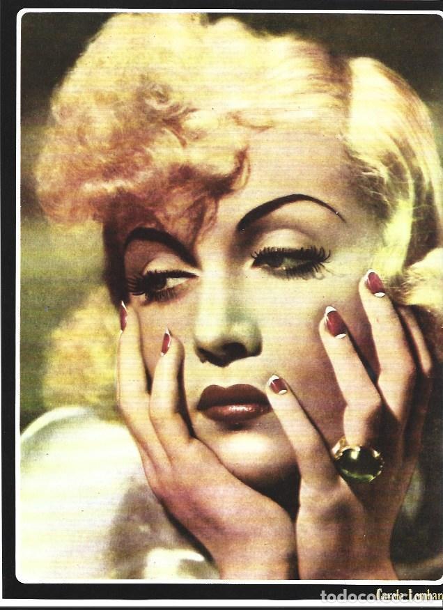 Altri oggetti di carta: LAMINA 36809: Carole Lombard - VVAA