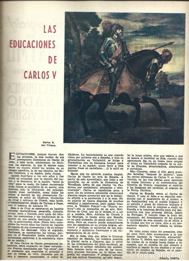 Altri oggetti di carta: LAMINA 36660: Carlos V por Tiziano - VVAA