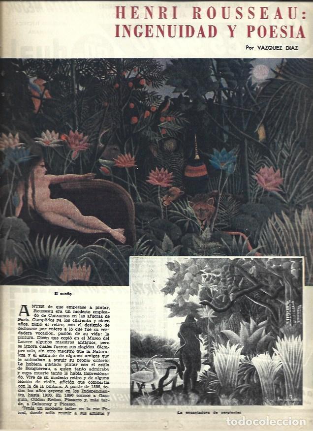 Otros art&iacute;culos de coleccionismo en papel: LAMINA 36589: El sue&ntilde;o, por Henri Rousseau - VVAA