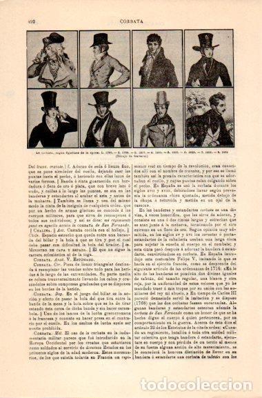 Otros art&iacute;culos de coleccionismo en papel: LAMINA V30976: Tipos de corbata - Varios
