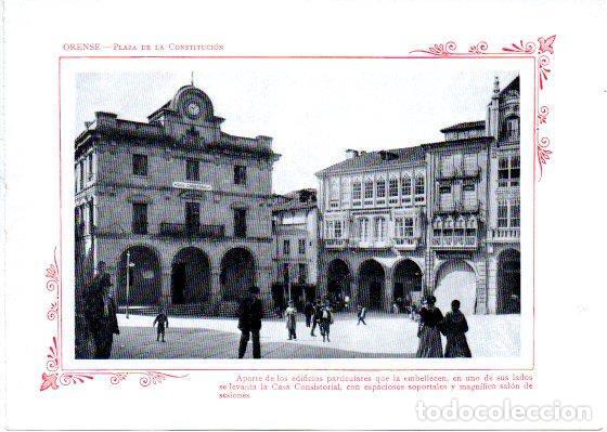Outros artigos de papel: LAMINA V31978: Orense. Plaza de la Constitucion - Varios