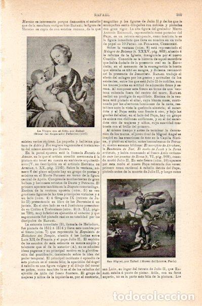 Otros art&iacute;culos de coleccionismo en papel: LAMINA V42193: San Miguel por Rafael - Varios