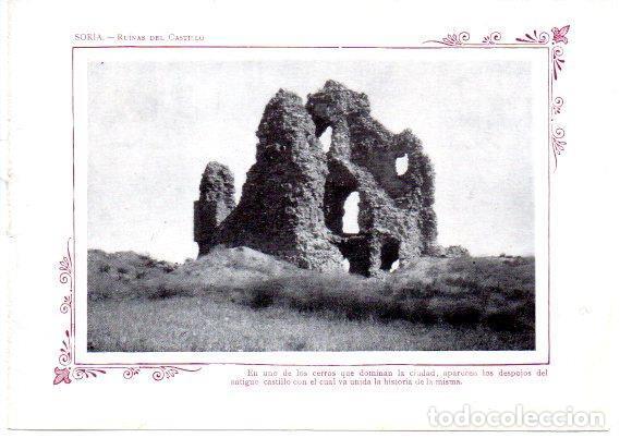 Otros art&iacute;culos de coleccionismo en papel: LAMINA V31696: Soria. Ruinas del Castillo - Varios