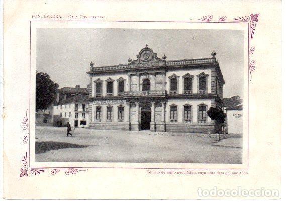 Outros artigos de papel: LAMINA V31703: Pontevedra. Casa Consistorial - Varios