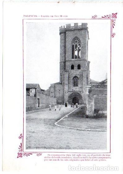 Otros art&iacute;culos de coleccionismo en papel: LAMINA V31664: Palencia. Iglesia de San Miguel - Varios