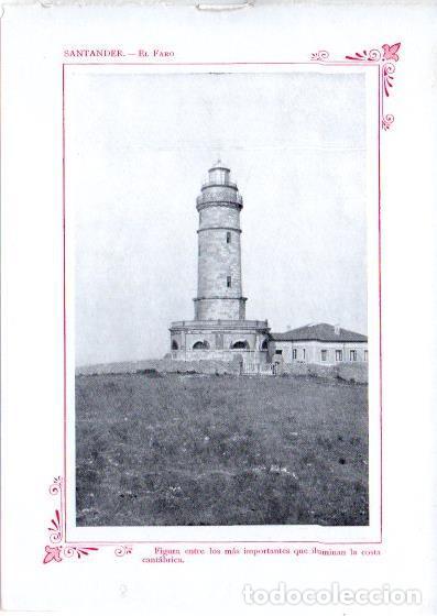 Altri oggetti di carta: LAMINA V32149: Santander. El Faro - Varios