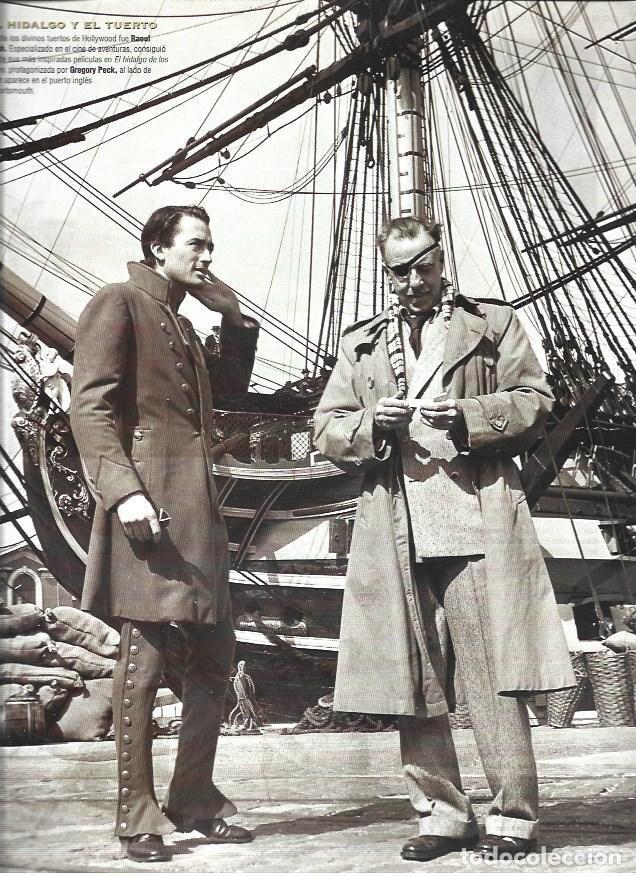 Otros art&iacute;culos de coleccionismo en papel: LAMINA 37244: Gregory Peck en el rodaje de El hidalgo de los mares - Jaume Figueras