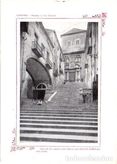 Sammelleidenschaft Andere Papierartikel: LAMINA V31802: Gerona. Subida a San Martin - Varios