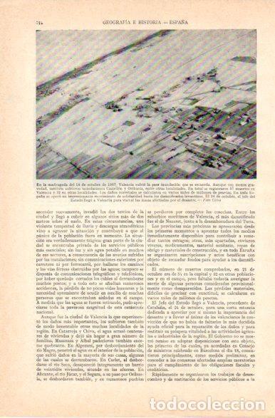 Otros art&iacute;culos de coleccionismo en papel: LAMINA V32803: Inundaciones en Valencia en octubre 1957 - Varios