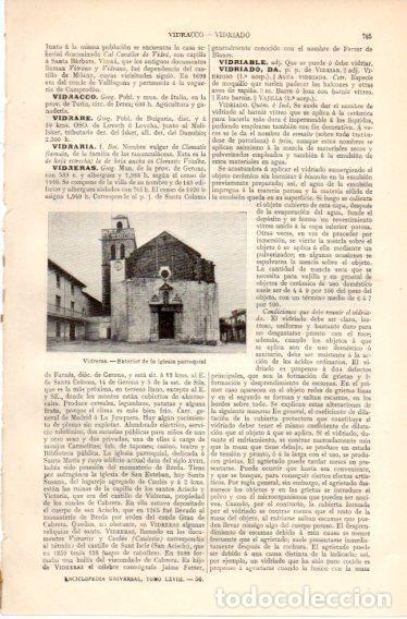 Altri oggetti di carta: LAMINA V32434: Iglesia parroquial de Vidreras, Gerona - Varios