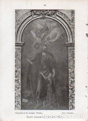 Altri oggetti di carta: LAMINA V43003: Saint Joseph et l'Enfant Jesus par Le Greco - Michel Utrillo