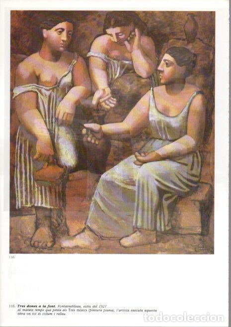 Otros art&iacute;culos de coleccionismo en papel: LAMINA V43117: Picasso. Tres dones a la font - Josep Palau i Fabre