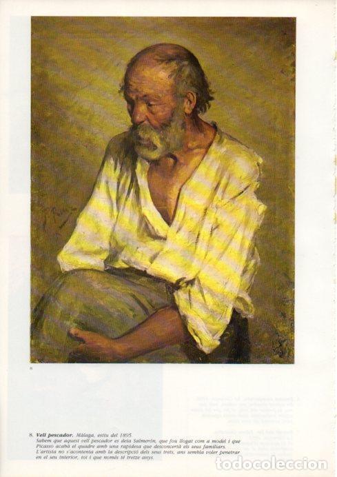 Otros art&iacute;culos de coleccionismo en papel: LAMINA V43080: Picasso. Vell pescador - Josep Palau i Fabre