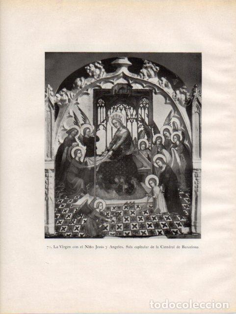 Otros art&iacute;culos de coleccionismo en papel: LAMINA V33102: Virgen con el Ni&ntilde;o Jesus y Angeles, Catedral de Barcelona - Gertrudis Richert