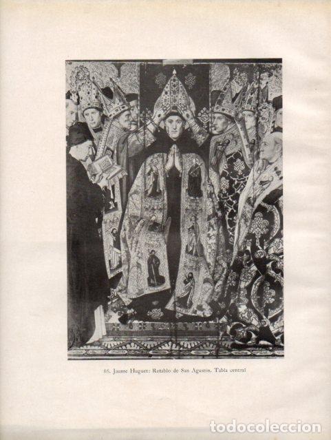 Otros art&iacute;culos de coleccionismo en papel: LAMINA V33111: Retablo de San Agustin por Jaume Huguet - Gertrudis Richert