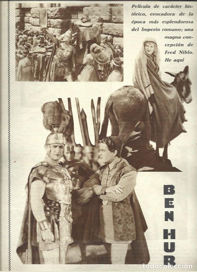 Otros art&iacute;culos de coleccionismo en papel: LAMINA 37431: Ben Hur, escenas - VVAA