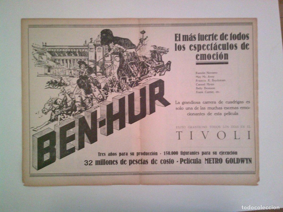 Otros art&iacute;culos de coleccionismo en papel: LAMINA 37423: Ben Hur - VVAA