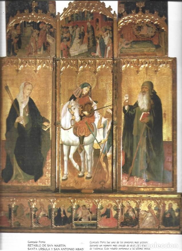 Otros art&iacute;culos de coleccionismo en papel: LAMINA 37396: Retablo de San Martin, Santa Ursula y San Antonio Abad, por Gonzalo Peris - VVAA