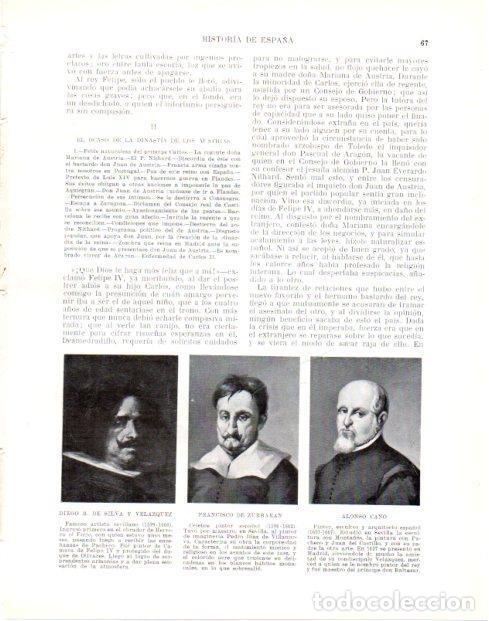 Otros art&iacute;culos de coleccionismo en papel: LAMINA V33944: Velazquez, Zurbaran y Alonso Cano - Manuel Rodriguez Codola