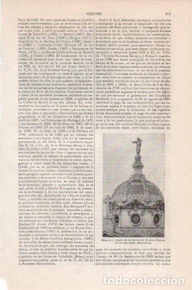 Otros art&iacute;culos de coleccionismo en papel: LAMINA V43869: Iglesia de Nuestra Se&ntilde;ora de las Mercedes en Barcelona, cupula - Varios