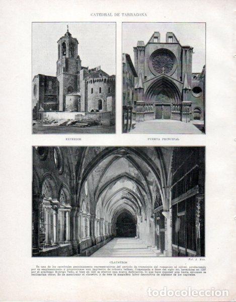 Paper Collecting Others: LAMINA V33540: Catedral de Tarragona - Manuel Rodriguez Codola