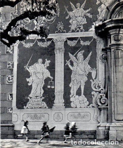 Otros art&iacute;culos de coleccionismo en papel: LAMINA V45431: Fa&ccedil;ana esglesia de Sant Celoni esgrafiats - Josep Pla