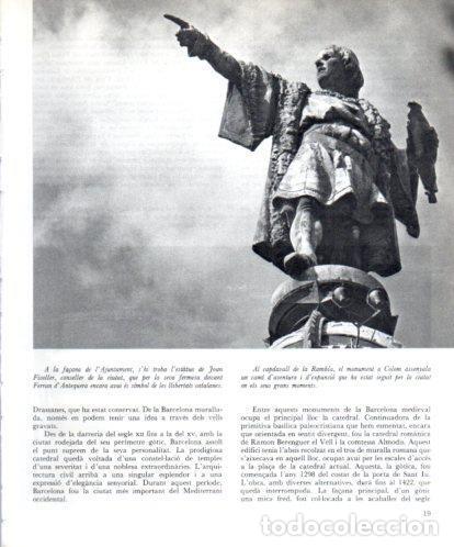 Otros art&iacute;culos de coleccionismo en papel: LAMINA V45377: Monument a Colom, Barcelona - Josep Pla