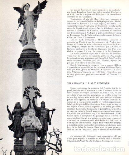Otros art&iacute;culos de coleccionismo en papel: LAMINA V45518: Monument a Mila i Fontanals, Vilafranca del Penedes - Josep Pla