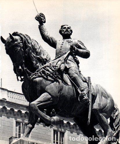 Otros art&iacute;culos de coleccionismo en papel: LAMINA V45549: Estatua del General Prim a Reus - Josep Pla