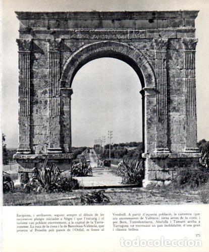 Otros art&iacute;culos de coleccionismo en papel: LAMINA V45544: L'Arc de Bera, Tarragona - Josep Pla