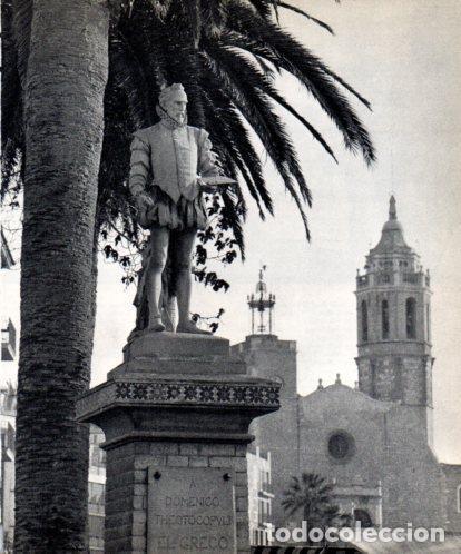 Otros art&iacute;culos de coleccionismo en papel: LAMINA V45539: Monument al Greco a Sitges, Barcelona - Josep Pla