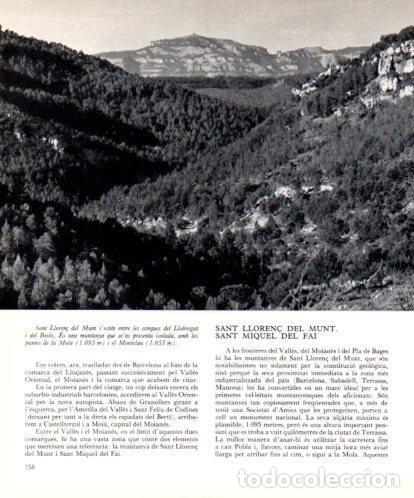 Otros art&iacute;culos de coleccionismo en papel: LAMINA V45445: Parc de Sant Lloren&ccedil; del Munt - Josep Pla