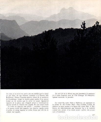 Otros art&iacute;culos de coleccionismo en papel: LAMINA V45479: Vista del Pedraforca - Josep Pla
