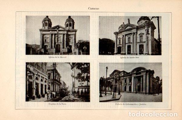 Sammelleidenschaft Andere Papierartikel: LAMINA V35172: Iglesias en Caracas, Venezuela - Varios