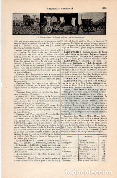 Sammelleidenschaft Andere Papierartikel: LAMINA V35267: Carretas de Cuba y Mejico - Varios